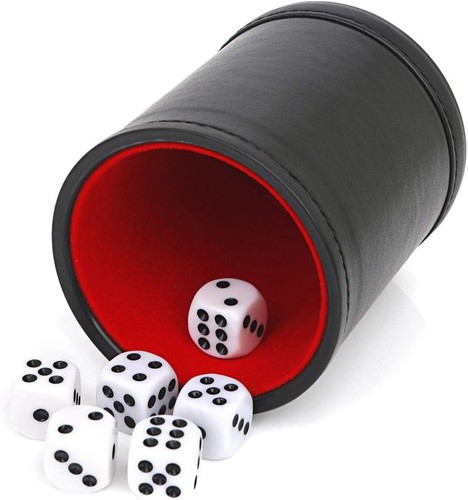 Felt lined professional dice - lined,