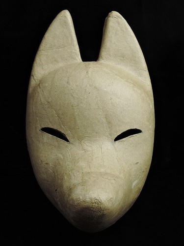 New komendo japanese fox mask - new,
