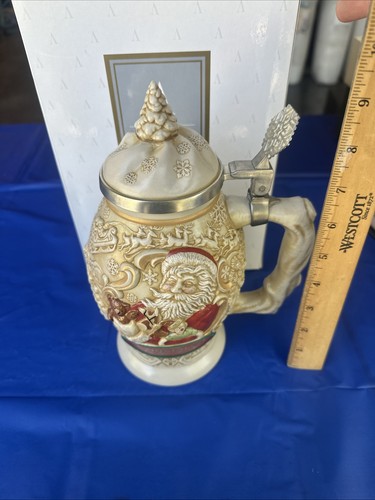 1990s father christmas stein - 1990s,