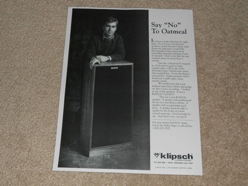 Klipsch chorus speaker - chorus,