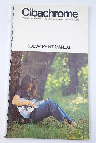 Cibachrome color print manual - cibachrome,