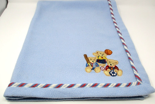 Vintage kidsline blue blanket - vintage,