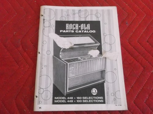 Rock ola jukebox 448 449 - 449, parts