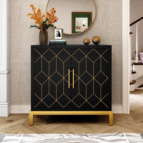 Accent cabinet with doors - cabinet,