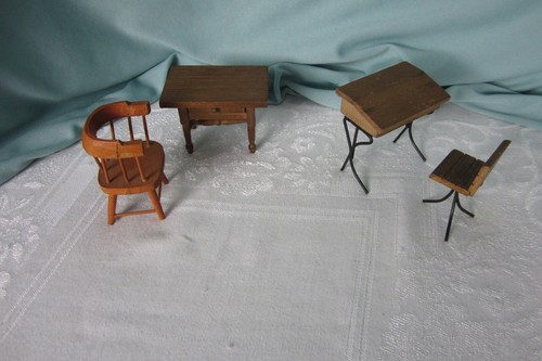 Vintage wood dollhouse - vintage,
