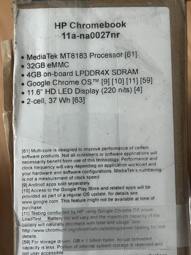 Chromebook 11a - hp,