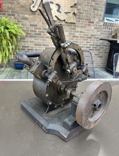 Rare early rotary steam engine - rotary,