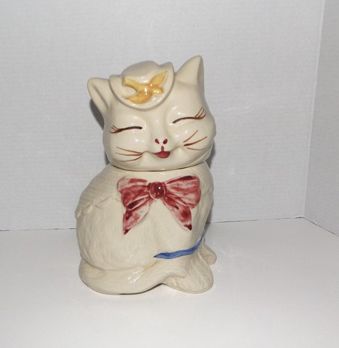 1940s shawnee pottery puss - shawnee,