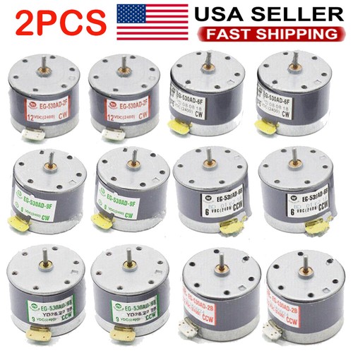 2pc 530 motor 9v 12v - 6v,