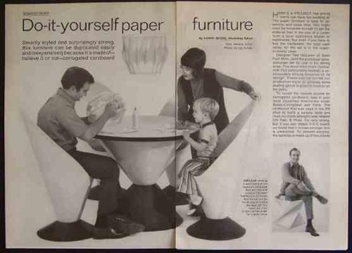 Cardboard furniture table - furniture, &