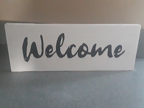 Welcome sign home decor wood - welcome, sign.