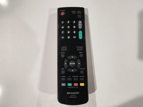 Sharp lcd remote control - sharp,