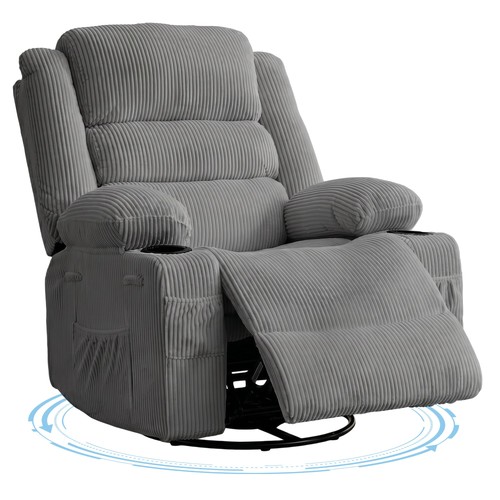 Corduroy rocking recliner - corduroy,