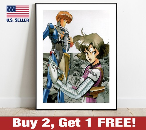 Bubblegum crisis poster - 18", x