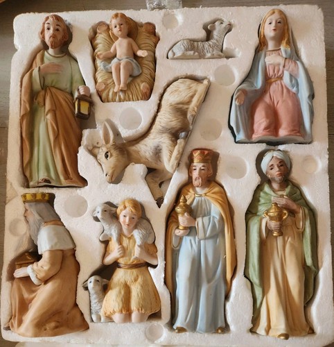 Vtg homco nativity bisque - homco,