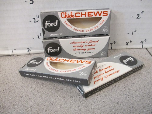 Ford chewing gum 1960s - gum, (1)