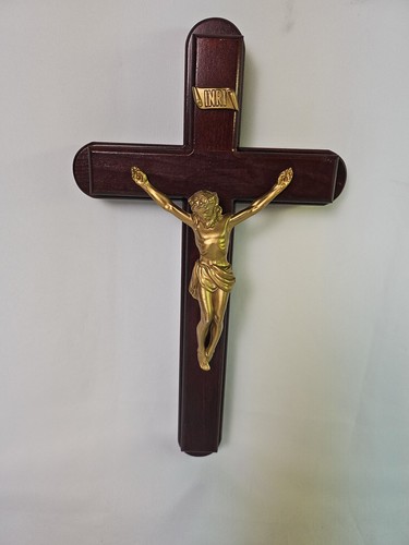 Vintage crucifix cross x - crucifix, 12.5"