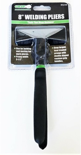 Grip welding pliers flat - 8",