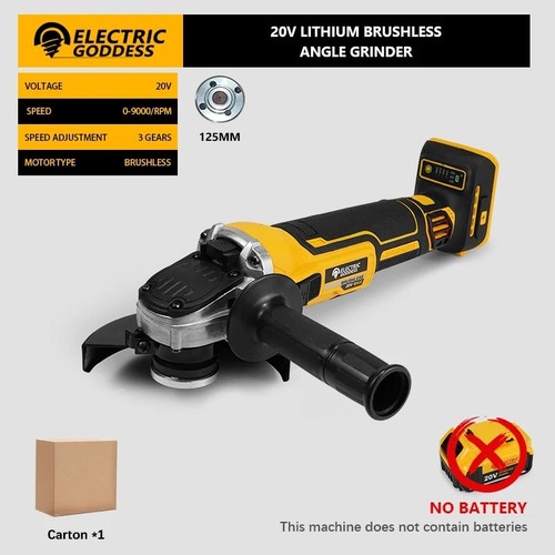 125mm brushless cordless angle - brushless,