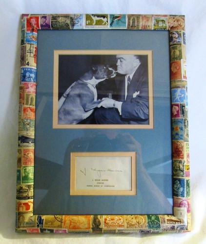 Edgar hoover autographed - j.,