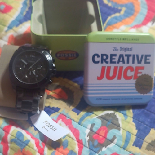 Fossil 48mm privateer black - fossil,