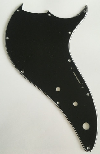 Ply black pickguard fit - 3,