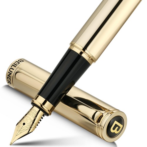 Gold fountain pen stunning - gold, pen,stunning