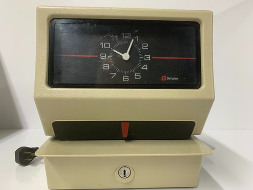 Vintage simplex time clock - **vintage,