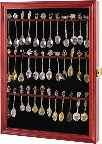 Souvenir tea spoon display - spoon,
