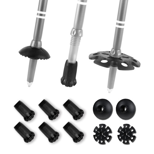 Trekking pole tips and baskets - trekking,