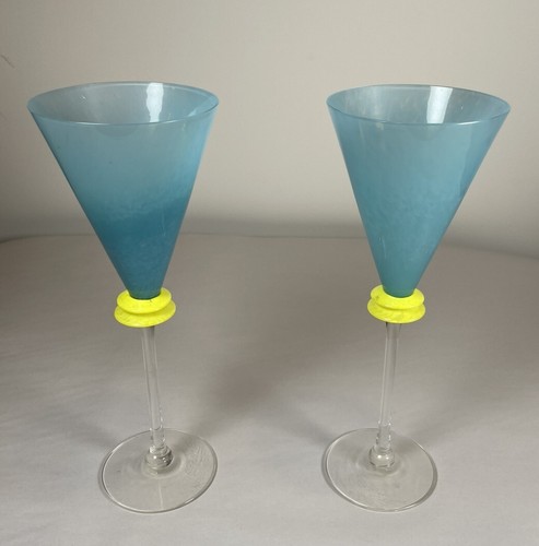 Art glass aqua - glass, 2