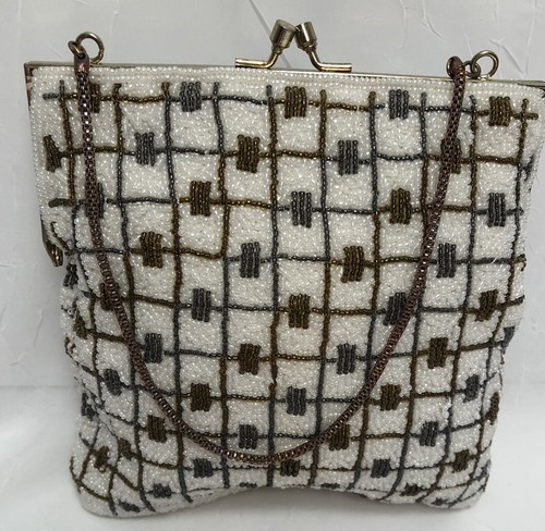 Laura usa vintage beaded ivory - usa,