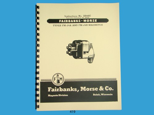 Fairbanks morse magneto - morse,