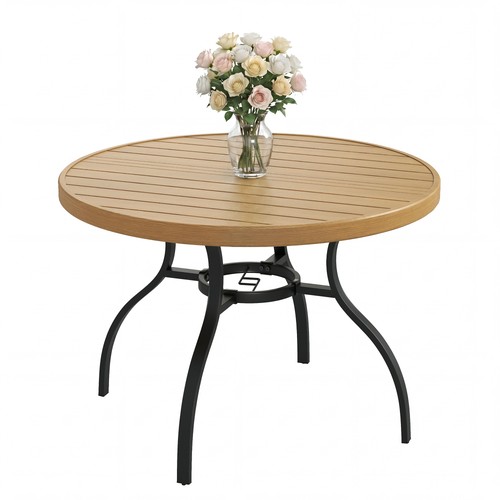 Outdoor indoor round dining - outdoor,