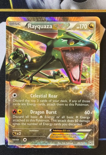 Rayquaza 124 black - ex, 85/124