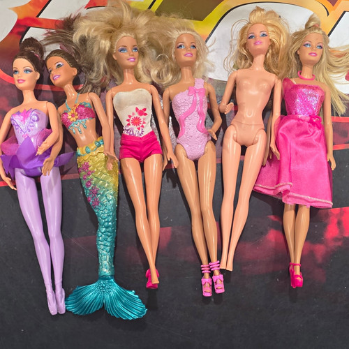 Lot mattel barbie dolls - mattel,