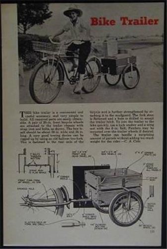 Bicycle bike pick trailer - bike, pick-up