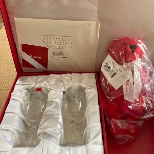 Unused baccarat steiff - baccarat,