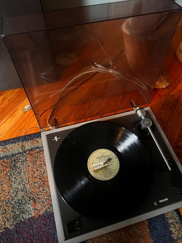 Vintage turntable phillips - turntable,