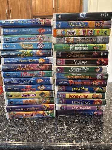 Large disney vhs lot - large,
