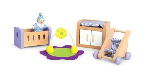 Hape wooden doll house - wooden,