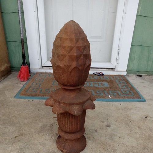 Cast iron pineapple - pineapple, finials