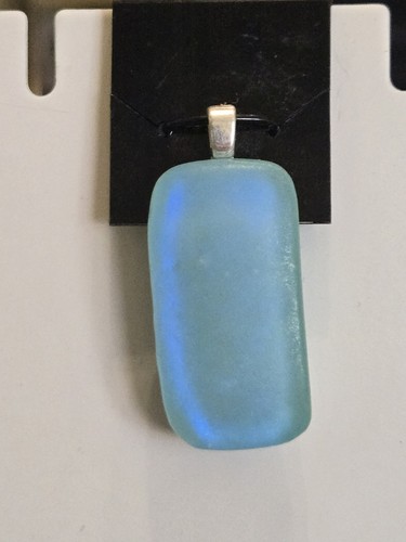 Fused glass pendant handmade - pendant,