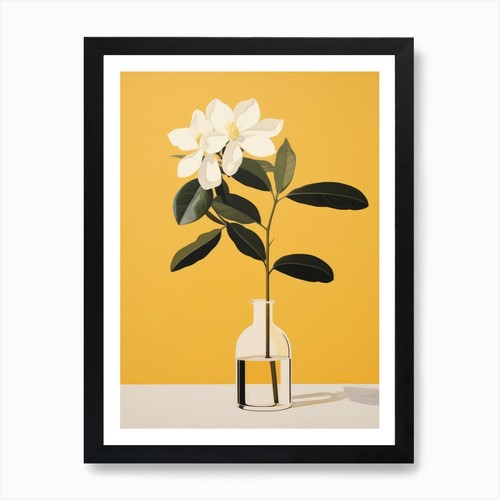 Magnolia art print - magnolia,