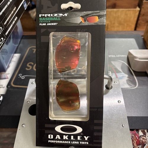 Oakley flak jacket prizm - jacket, red