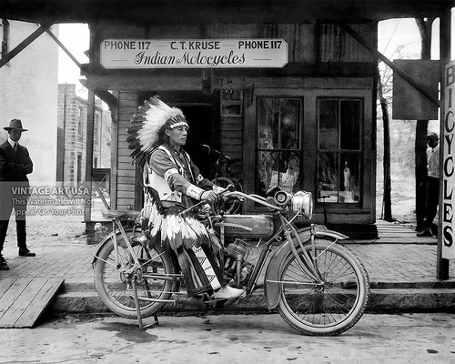 Native american indian - american, on