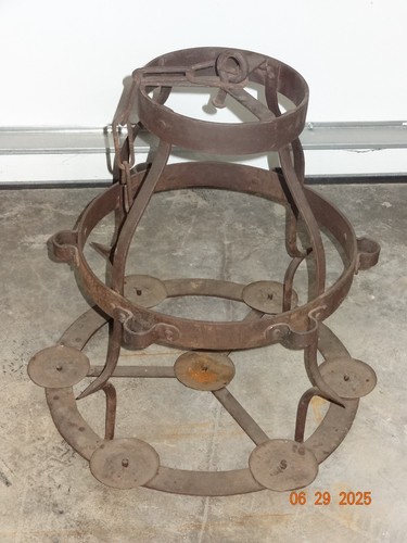 Large rustic antique heavy - rustic,