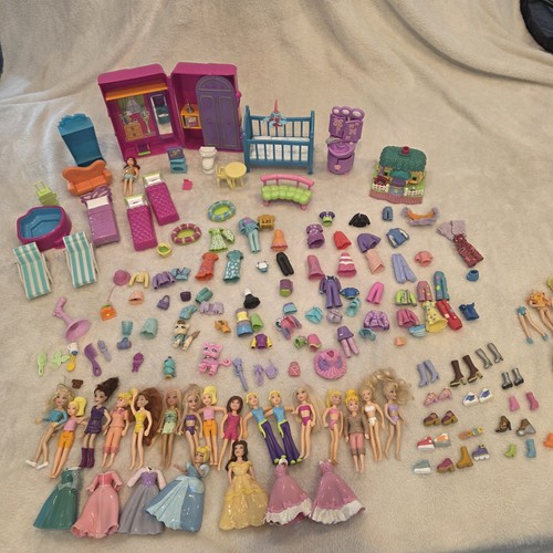 Vtg polly pocket lot dolls - polly,