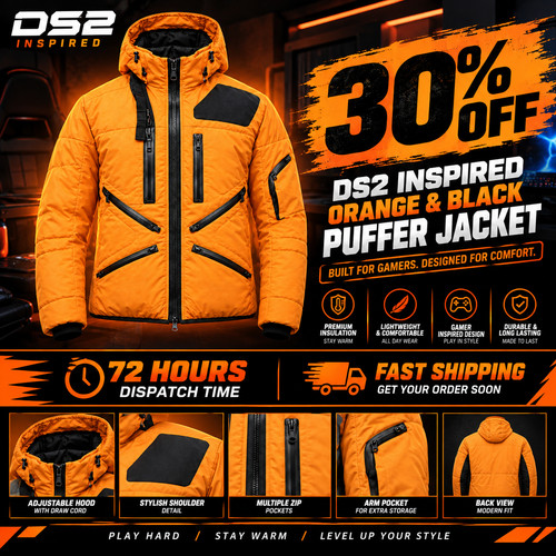 Ds2 inspired puffer - puffer, jacket