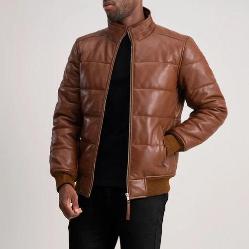 Letterman brown leather - letterman,